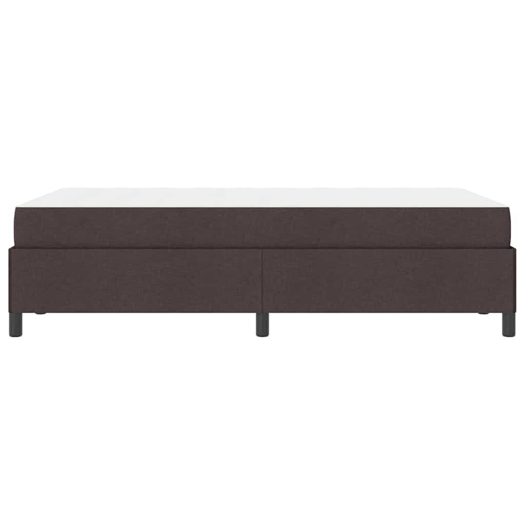 Boxspringbed Donkerbruin 120 x 200 cm Stof is nu te koop bij PeponiXL, paradijselijk wonen!