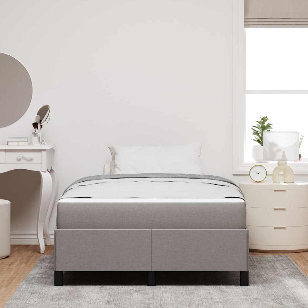 Boxspringbed Taupe 120 x 200 cm Stof is nu te koop bij PeponiXL, paradijselijk wonen!