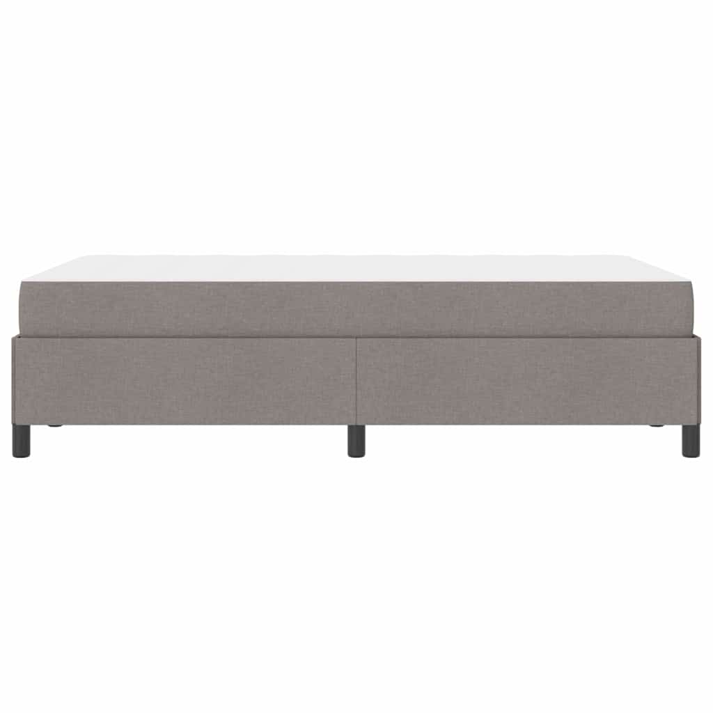 Boxspringbed Taupe 120 x 200 cm Stof is nu te koop bij PeponiXL, paradijselijk wonen!