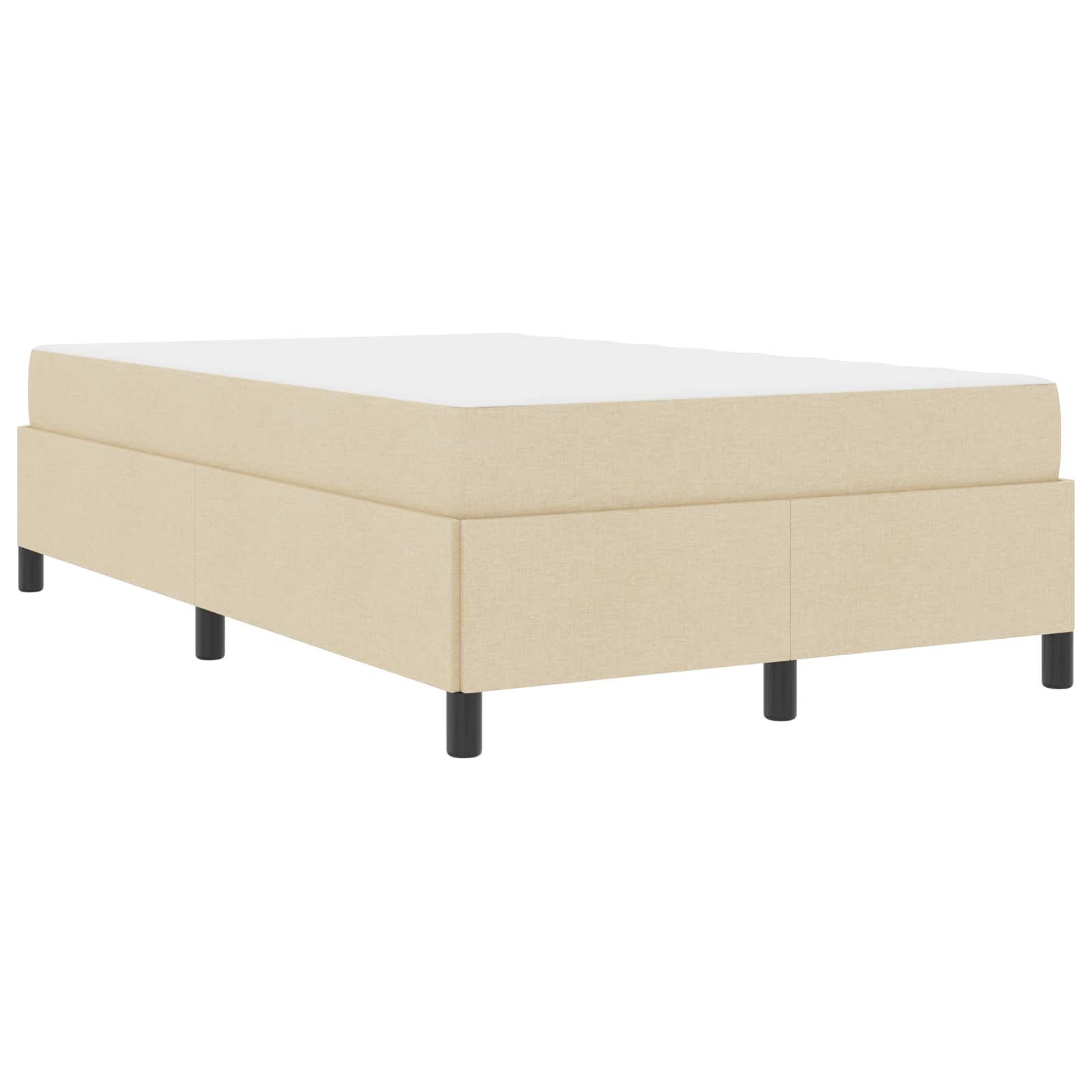 Boxspringbed Crème 120 x 200 cm Stof is nu te koop bij PeponiXL, paradijselijk wonen!