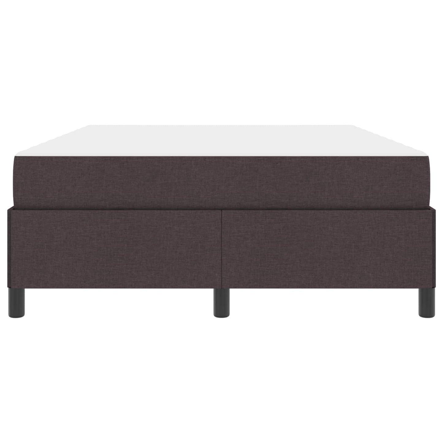Boxspringbed met matras Donkerbruin 140 x 190 cm Stof is nu te koop bij PeponiXL, paradijselijk wonen!