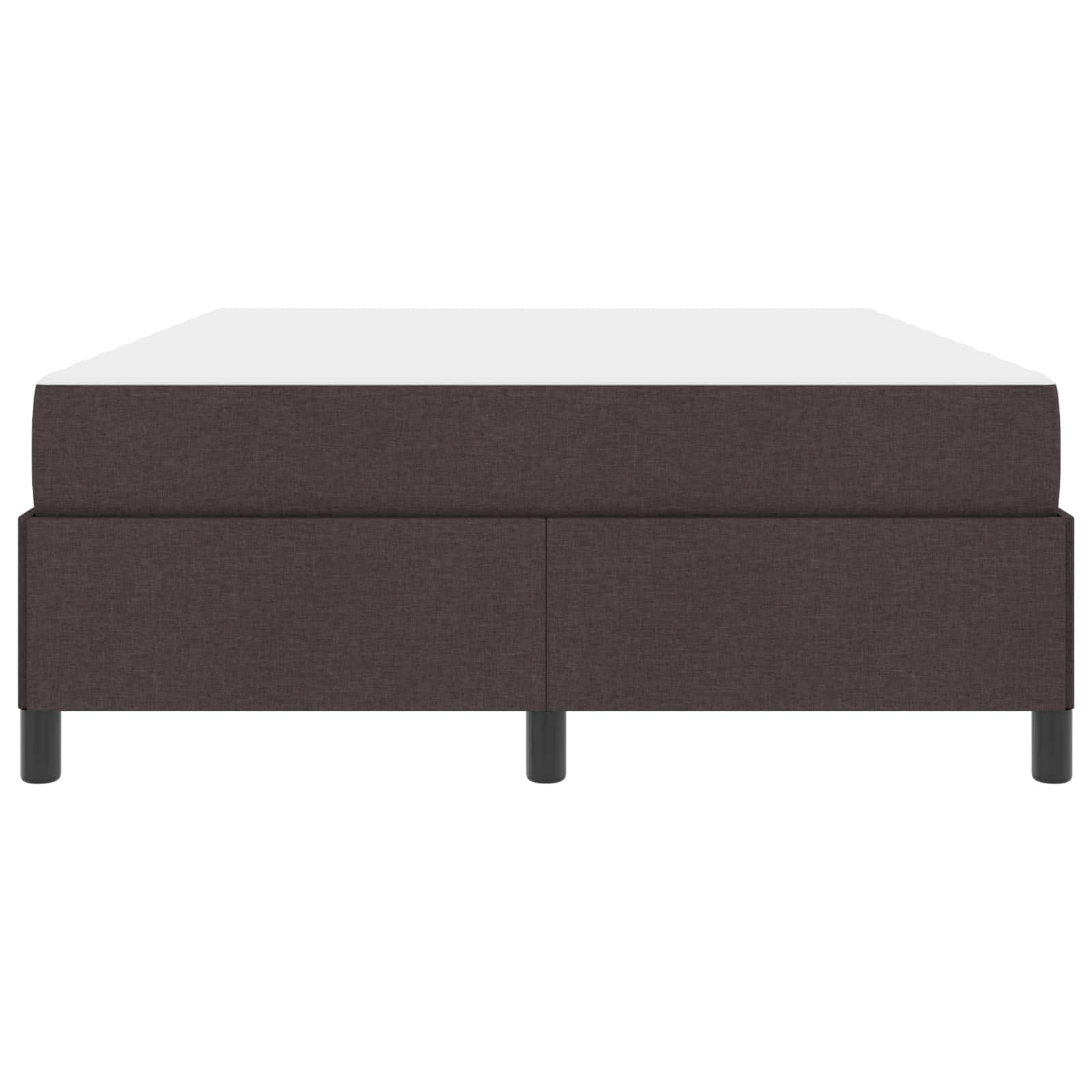 Boxspringbed met matras Donkerbruin 140 x 190 cm Stof is nu te koop bij PeponiXL, paradijselijk wonen!