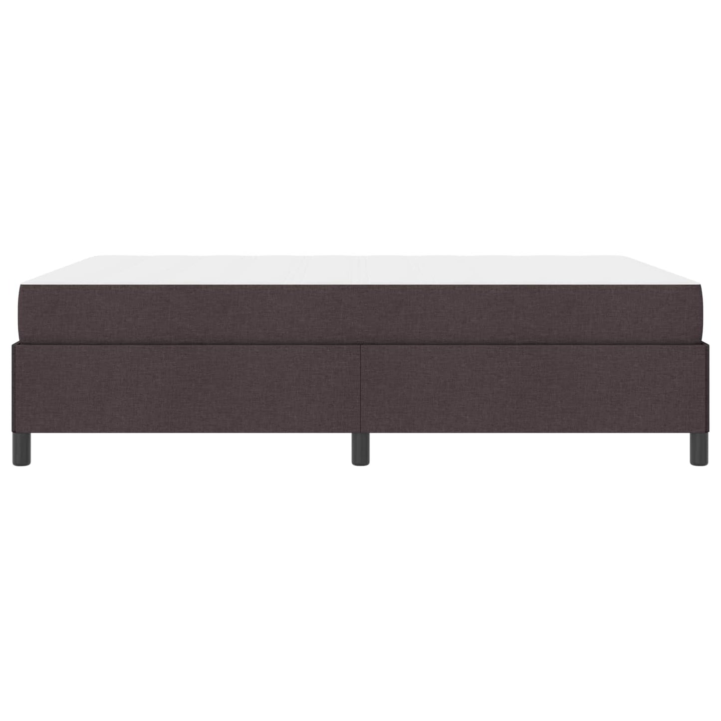 Boxspringbed met matras Donkerbruin 140 x 190 cm Stof is nu te koop bij PeponiXL, paradijselijk wonen!