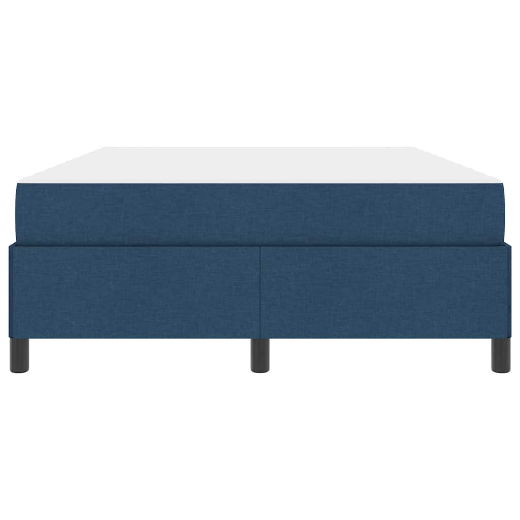 Boxspringbed met matras Blauw 140 x 190 cm Stof is nu te koop bij PeponiXL, paradijselijk wonen!