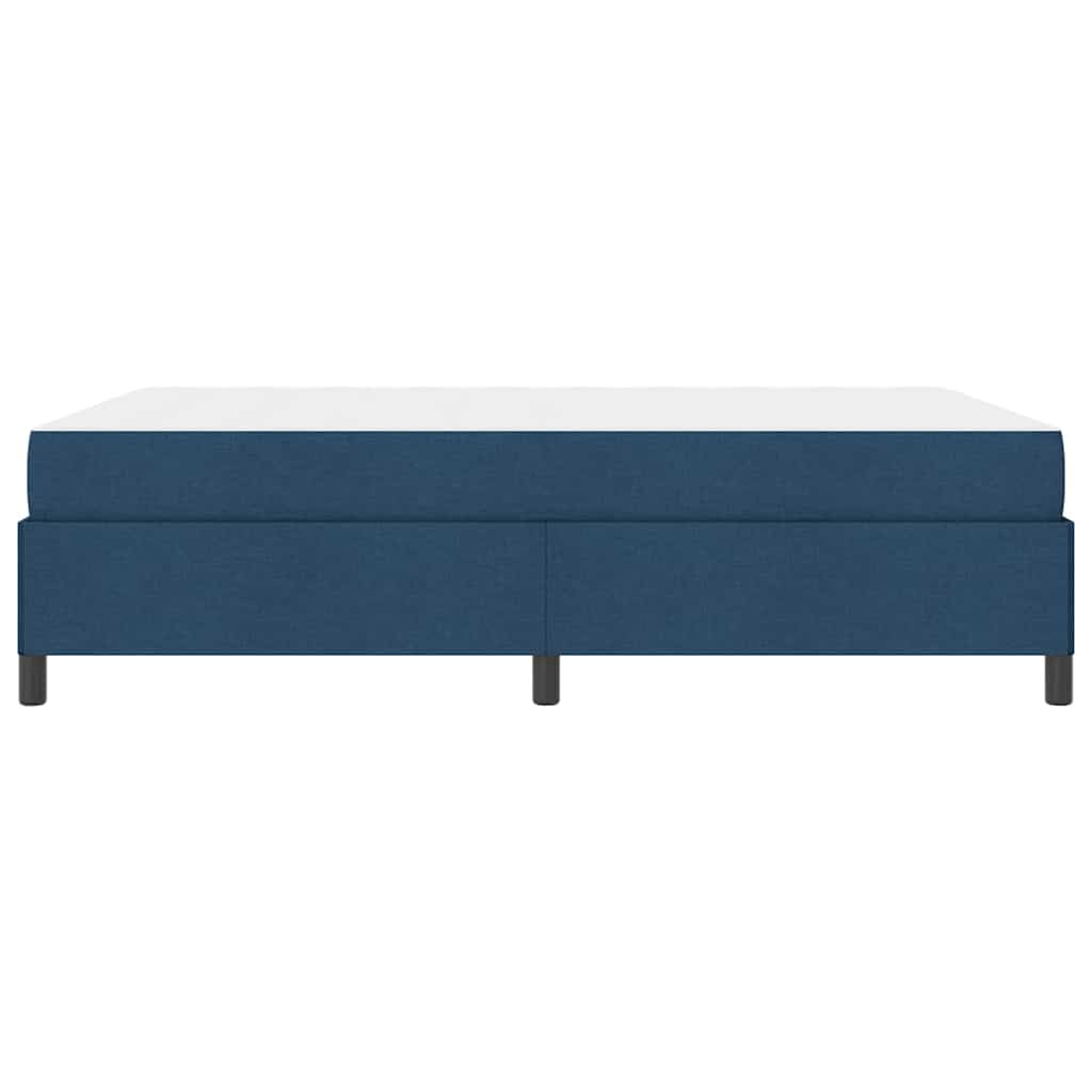Boxspringbed met matras Blauw 140 x 190 cm Stof is nu te koop bij PeponiXL, paradijselijk wonen!