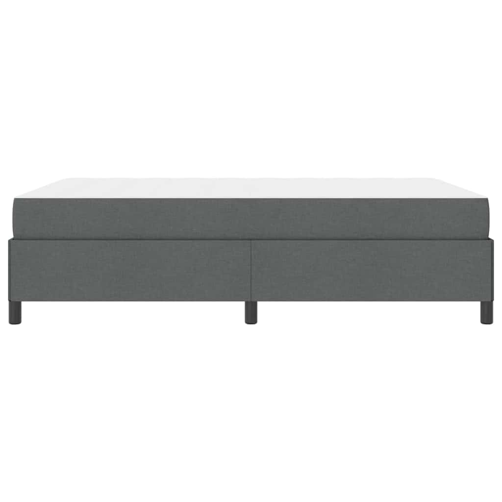 Boxspringbed Donkergrijs 140 x 200 cm Stof is nu te koop bij PeponiXL, paradijselijk wonen!