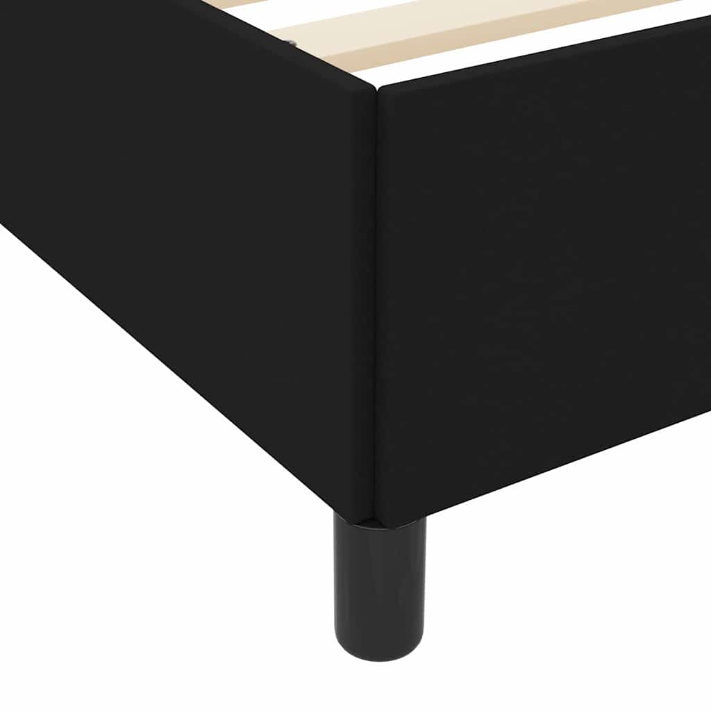 Boxspringbed Zwart 140 x 200 cm Stof is nu te koop bij PeponiXL, paradijselijk wonen!