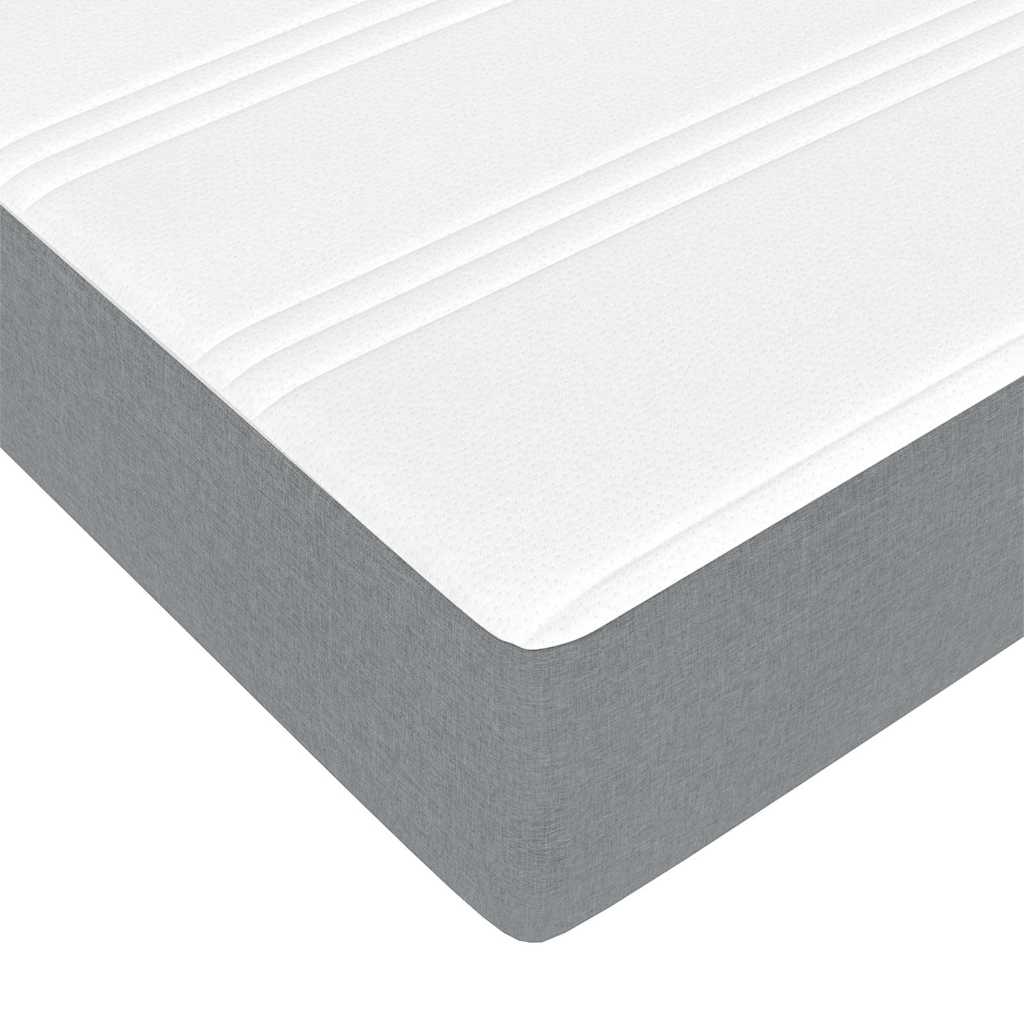 Boxspringbed Lichtgrijs 160 x 200 cm Stof is nu te koop bij PeponiXL, paradijselijk wonen!