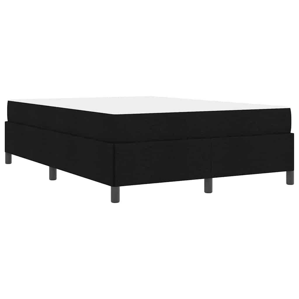 Boxspringbed Zwart 160 x 200 cm Stof is nu te koop bij PeponiXL, paradijselijk wonen!