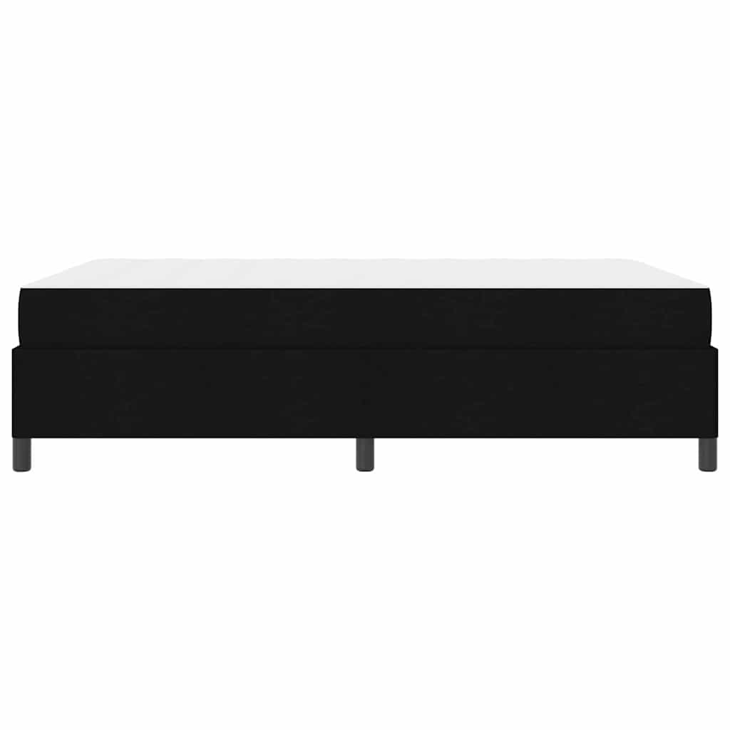 Boxspringbed Zwart 160 x 200 cm Stof is nu te koop bij PeponiXL, paradijselijk wonen!