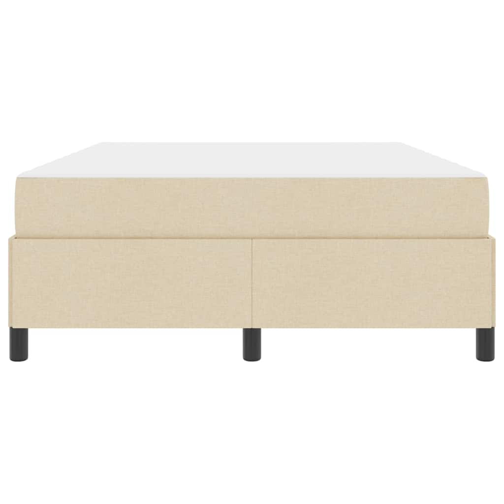 Boxspringbed Crème 160 x 200 cm Stof is nu te koop bij PeponiXL, paradijselijk wonen!