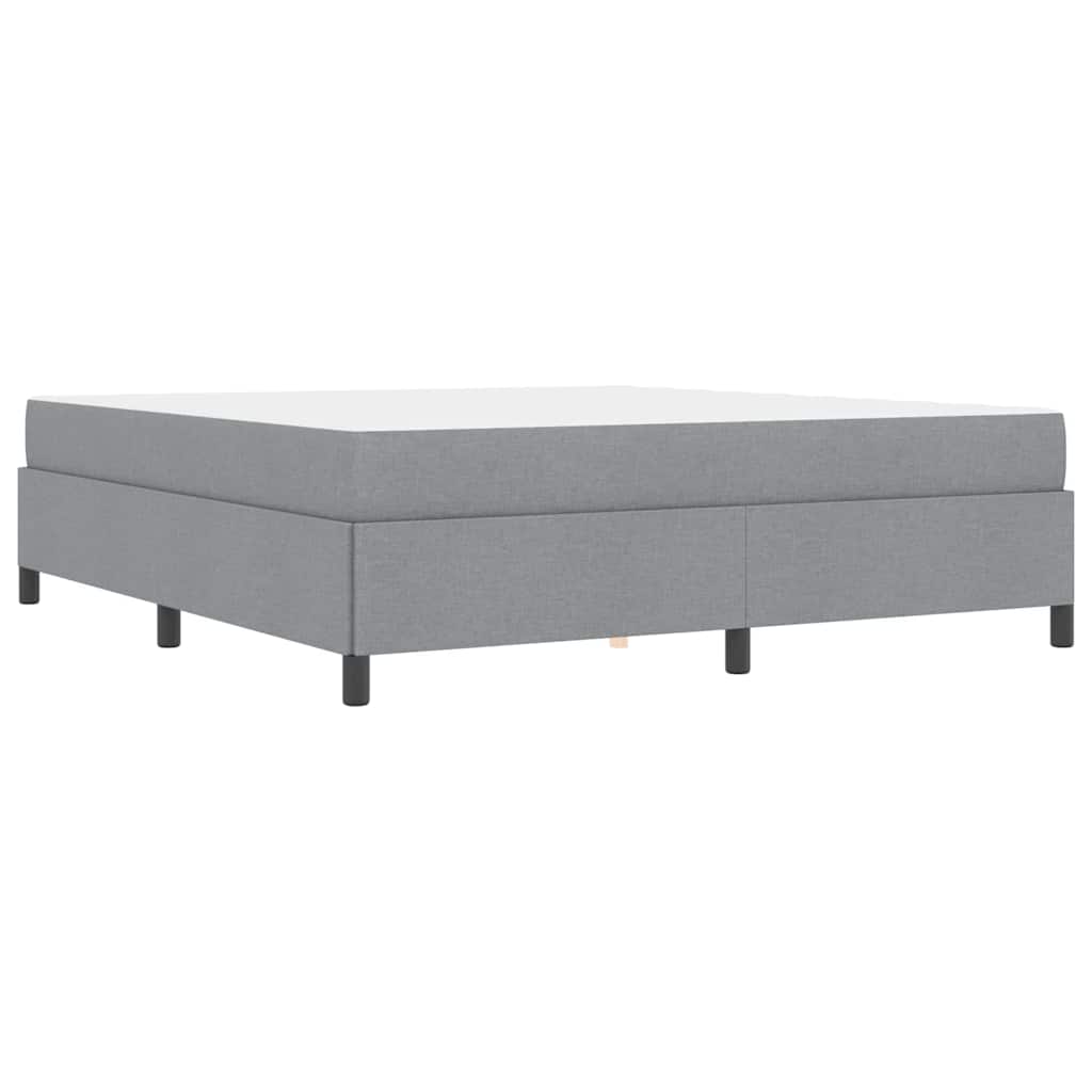 Boxspringbed Lichtgrijs 180 x 200 cm Stof is nu te koop bij PeponiXL, paradijselijk wonen!