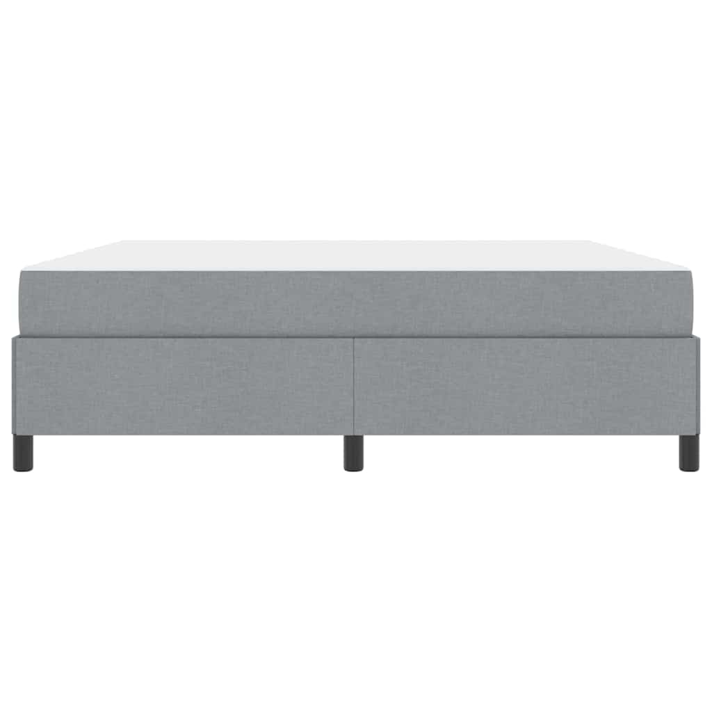Boxspringbed Lichtgrijs 180 x 200 cm Stof is nu te koop bij PeponiXL, paradijselijk wonen!