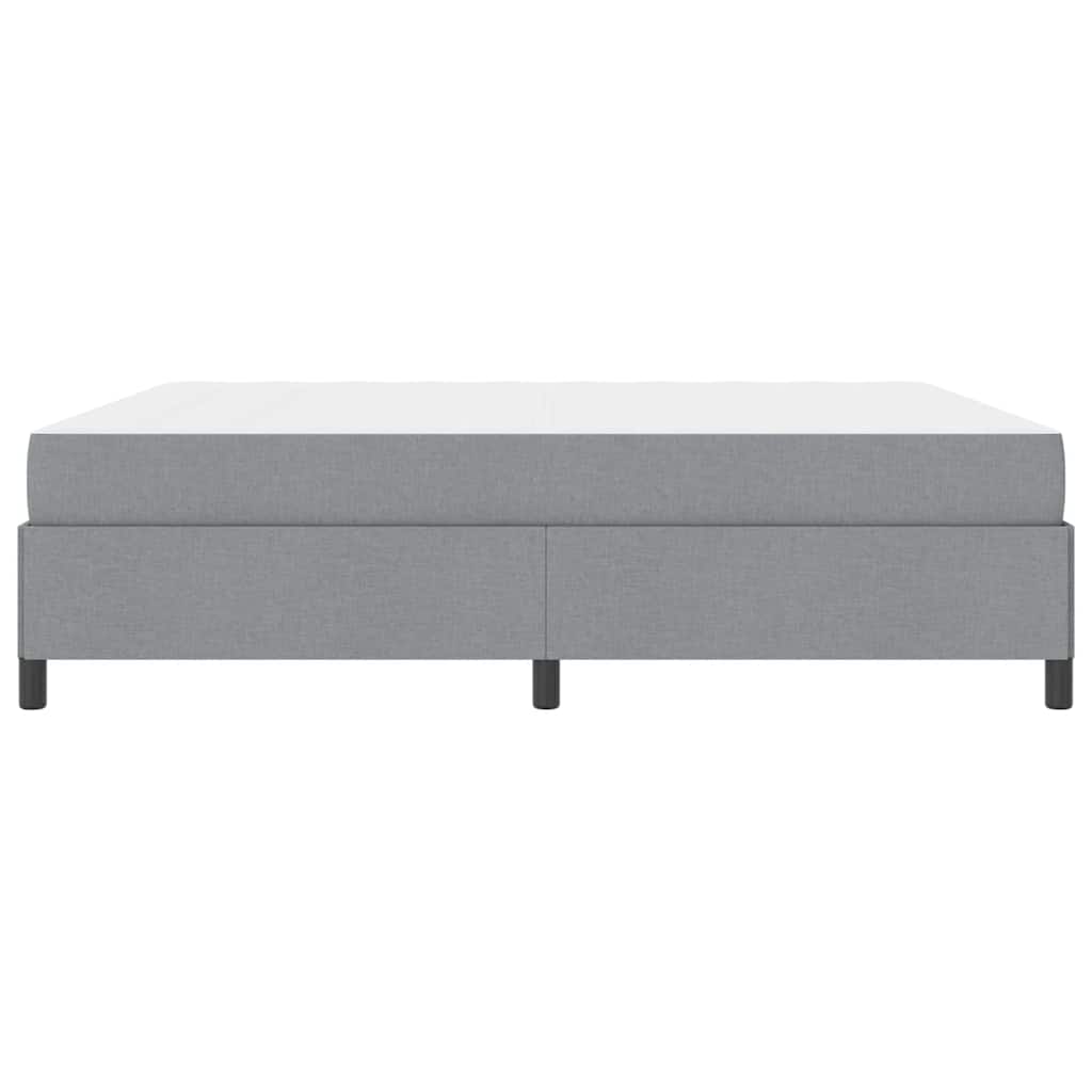 Boxspringbed Lichtgrijs 180 x 200 cm Stof is nu te koop bij PeponiXL, paradijselijk wonen!