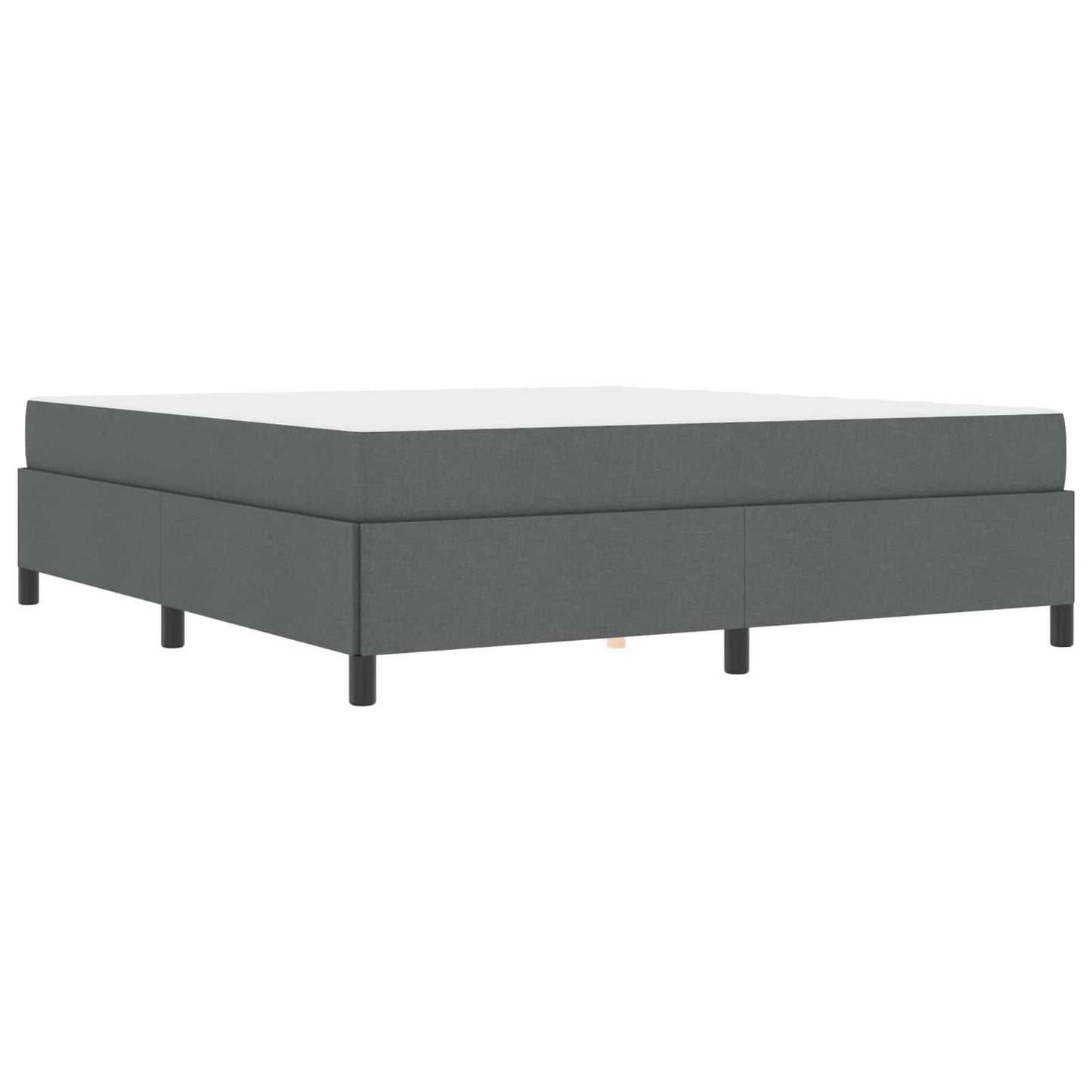 Boxspringbed Donkergrijs 180 x 200 cm Stof is nu te koop bij PeponiXL, paradijselijk wonen!