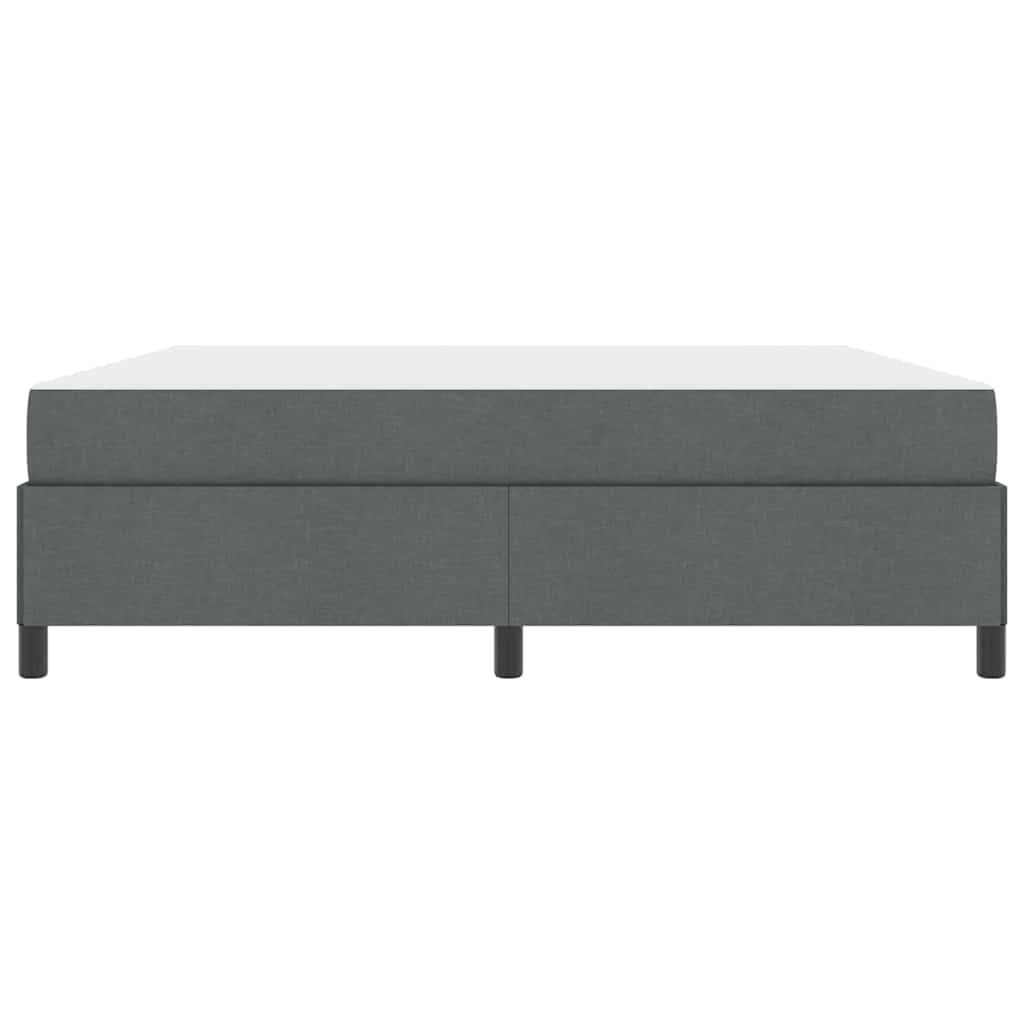 Boxspringbed Donkergrijs 180 x 200 cm Stof is nu te koop bij PeponiXL, paradijselijk wonen!