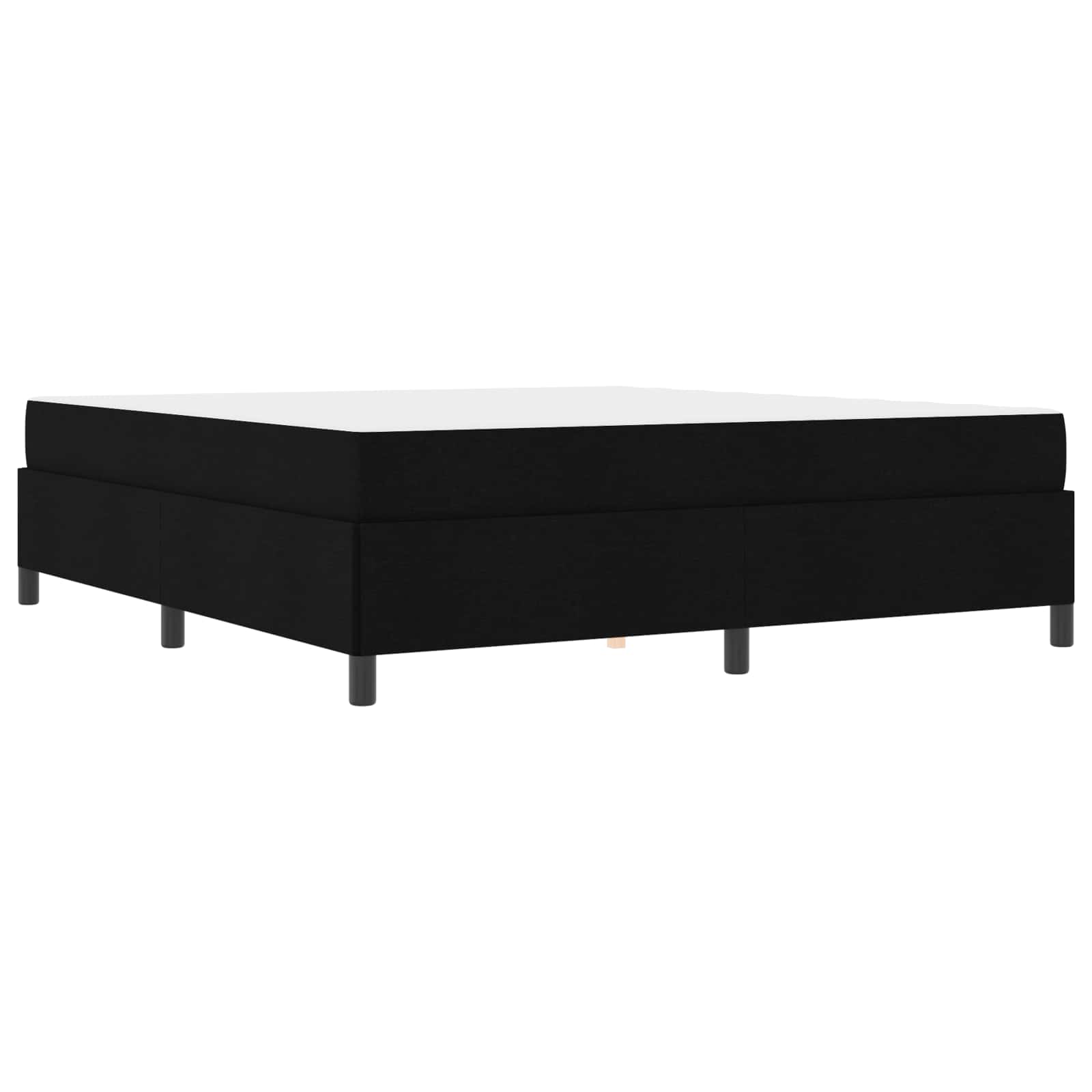 Boxspringbed Zwart 180 x 200 cm Stof is nu te koop bij PeponiXL, paradijselijk wonen!