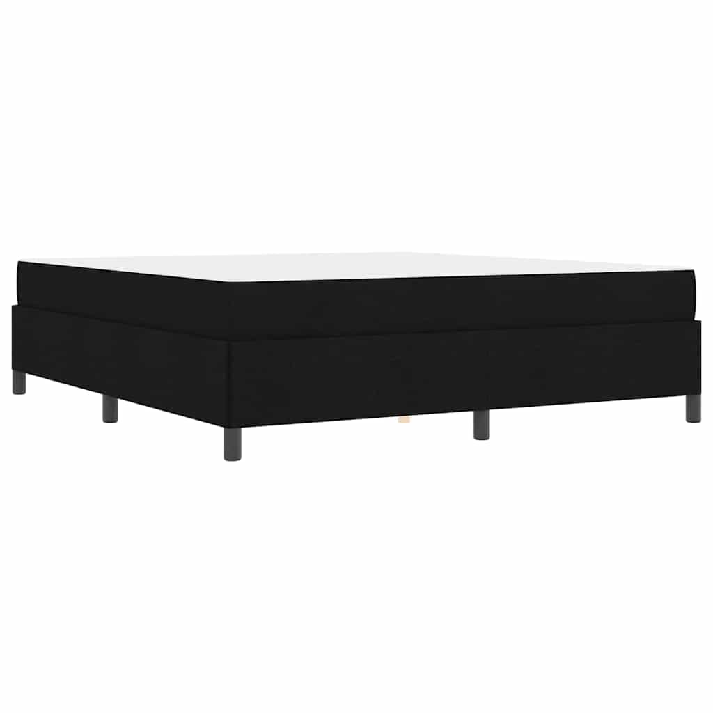 Boxspringbed Zwart 180 x 200 cm Stof is nu te koop bij PeponiXL, paradijselijk wonen!