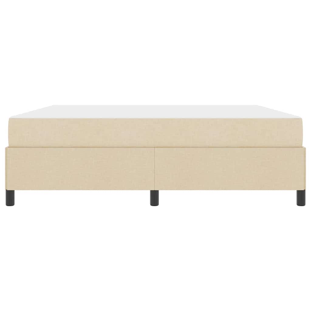 Boxspringbed Crème 180 x 200 cm Stof is nu te koop bij PeponiXL, paradijselijk wonen!