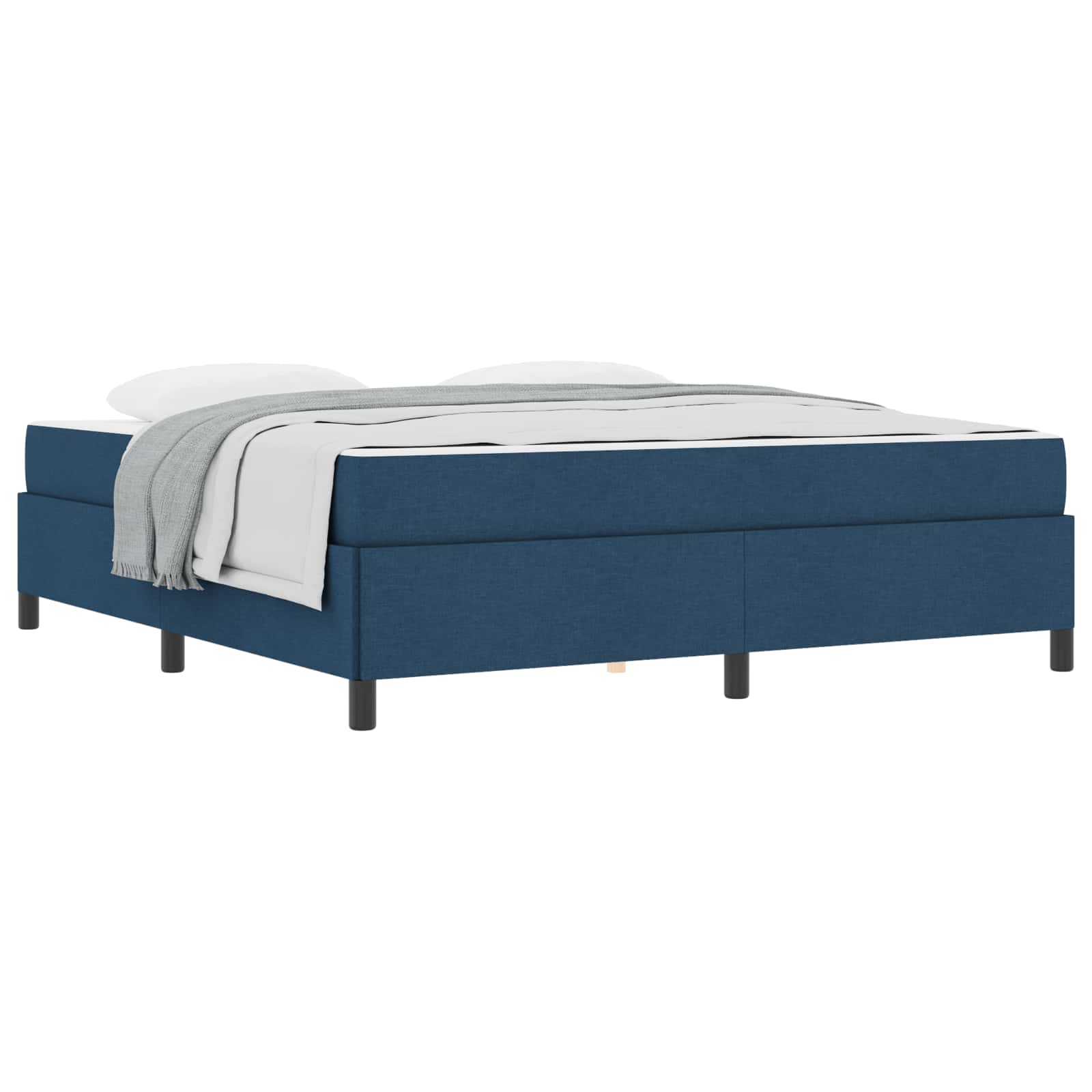 Boxspringbed Blauw 180 x 200 cm Stof is nu te koop bij PeponiXL, paradijselijk wonen!