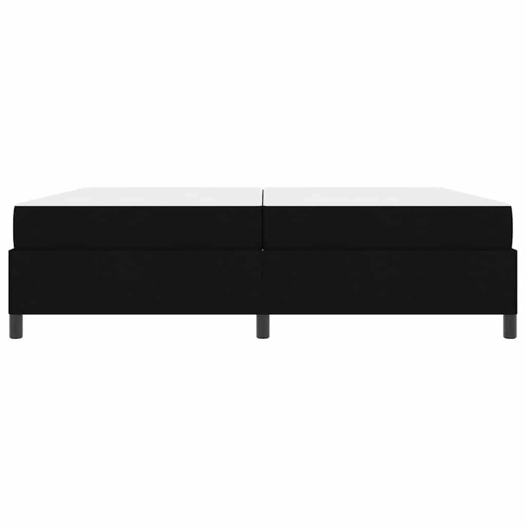 Boxspringbed met matras Zwart 200 x 200 cm Stof is nu te koop bij PeponiXL, paradijselijk wonen!