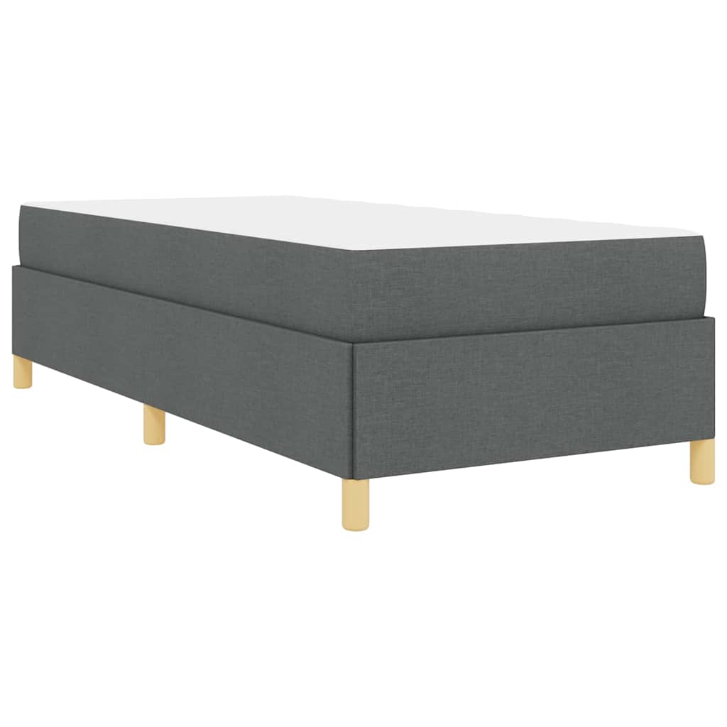 Bedframe met matras Donkergrijs 80 x 200 cm Stof is nu te koop bij PeponiXL, paradijselijk wonen!