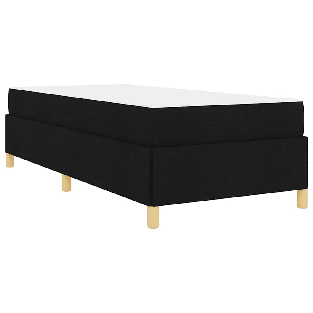 Bedframe met matras Zwart 80 x 200 cm Stof is nu te koop bij PeponiXL, paradijselijk wonen!