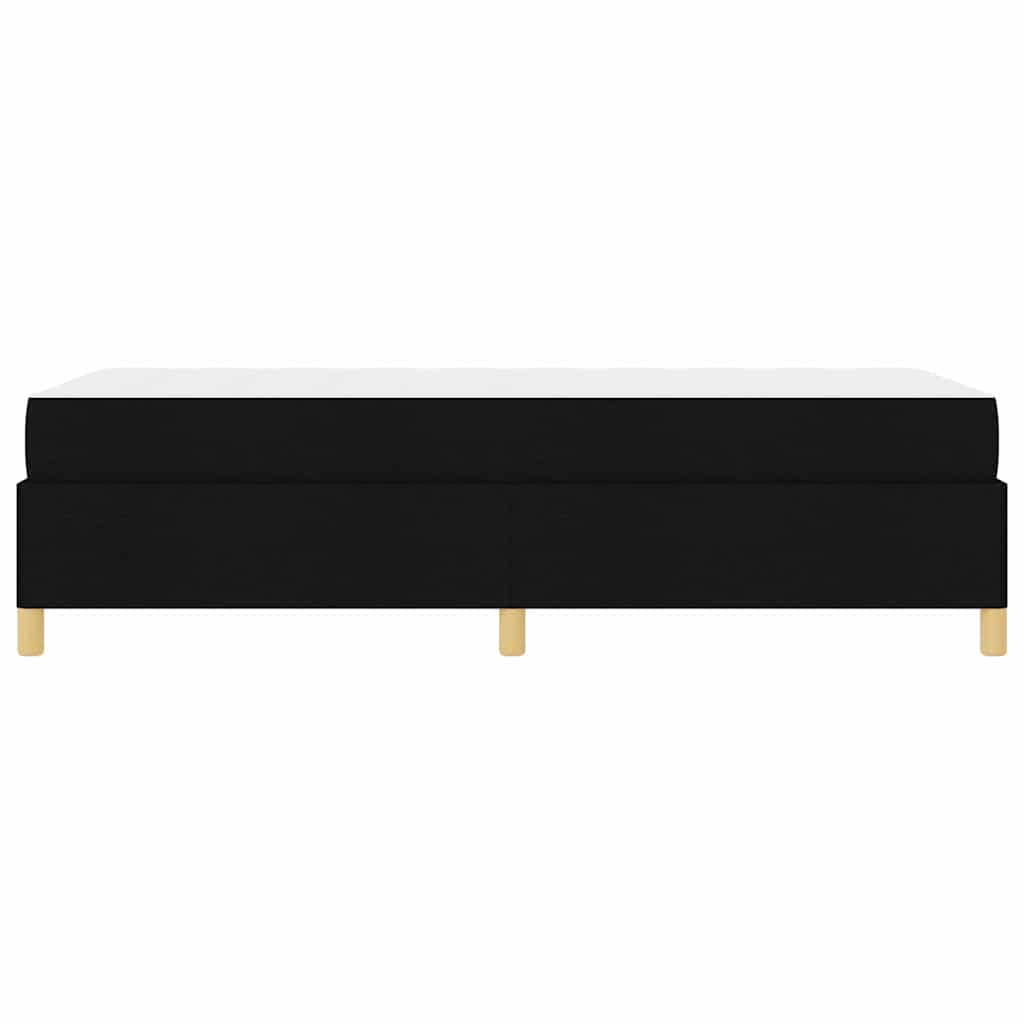 Bedframe met matras Zwart 80 x 200 cm Stof is nu te koop bij PeponiXL, paradijselijk wonen!