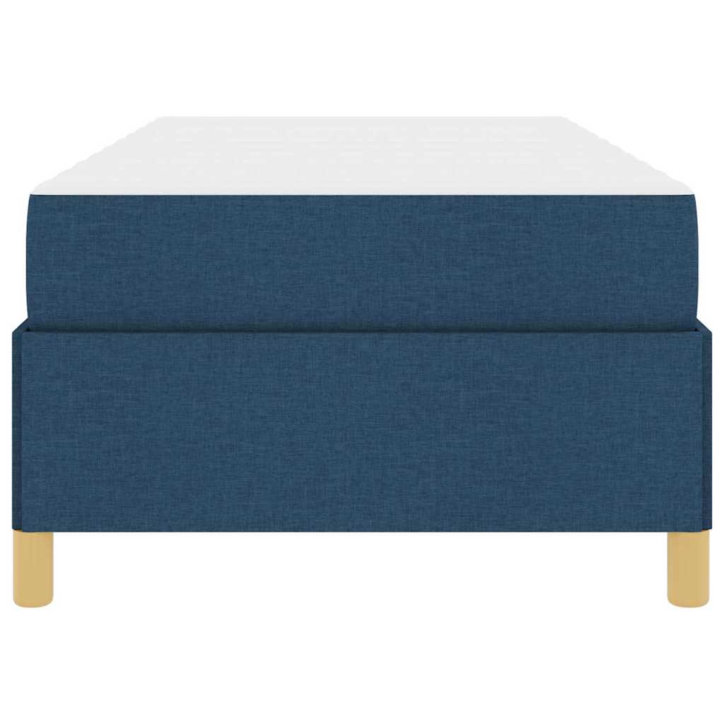 Bedframe met matras Blauw 80 x 200 cm Stof is nu te koop bij PeponiXL, paradijselijk wonen!