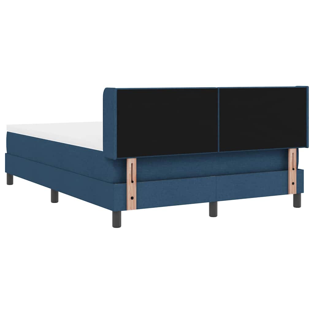Boxspringbed met hoofdeinde Blauw 200 x 160 cm Stof is nu te koop bij PeponiXL, paradijselijk wonen!