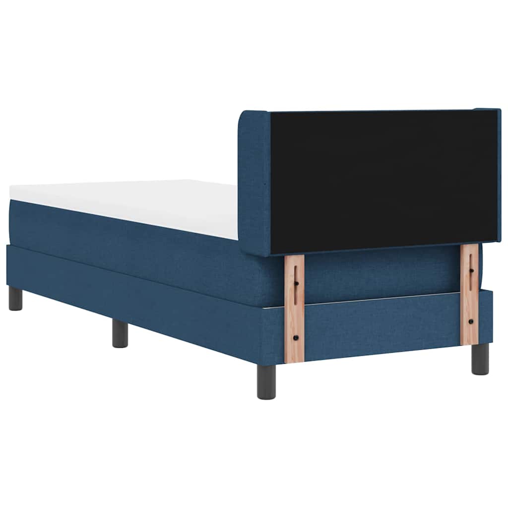 Boxspringbed met hoofdeinde Blauw 200 x 80 cm Stof is nu te koop bij PeponiXL, paradijselijk wonen!