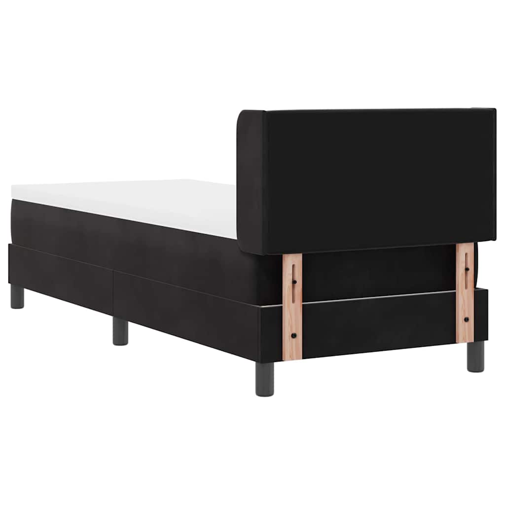 Boxspringbed met hoofdeinde Zwart 200 x 80 cm Fluweel is nu te koop bij PeponiXL, paradijselijk wonen!