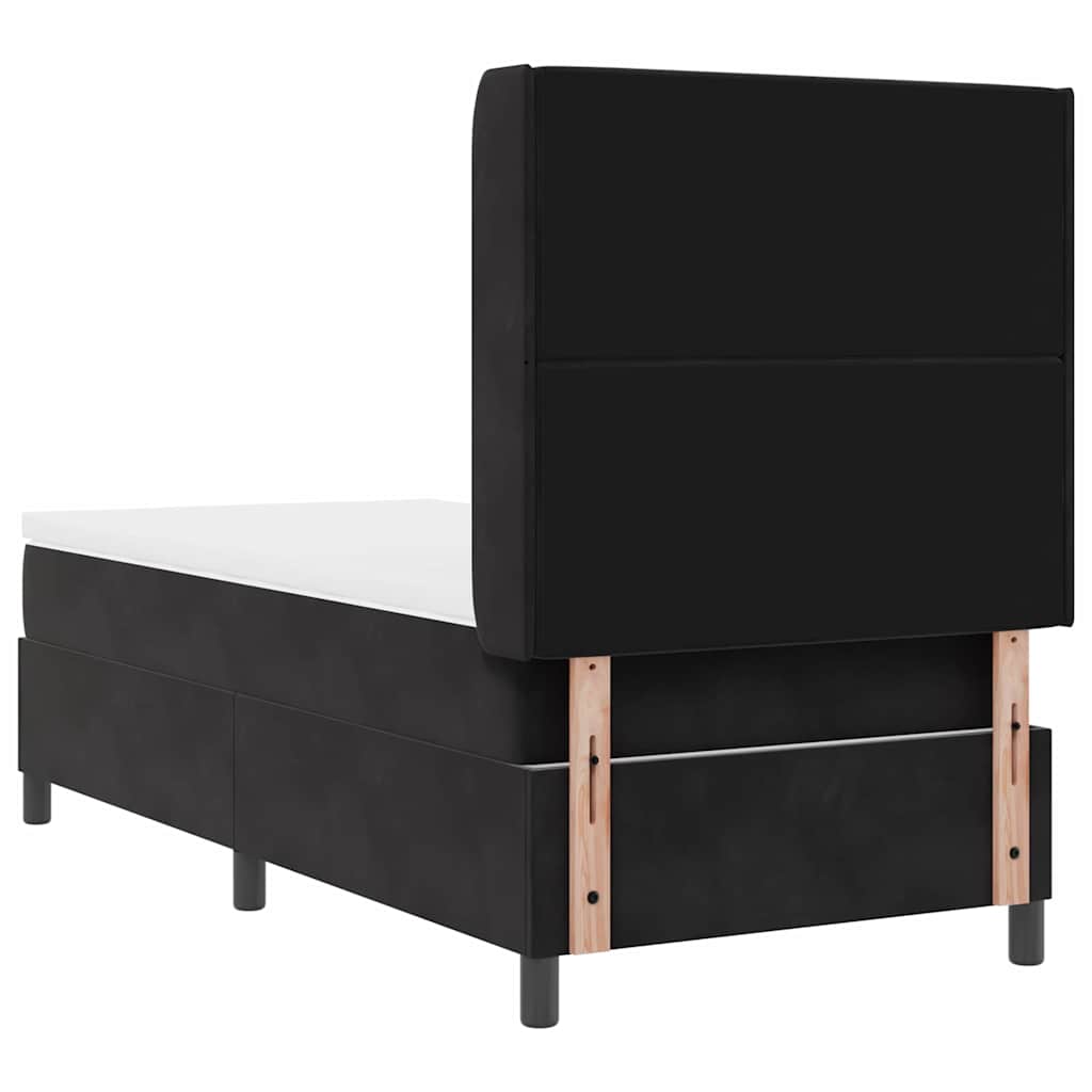 Boxspringbed met matras Zwart 100 x 200 cm Fluweel