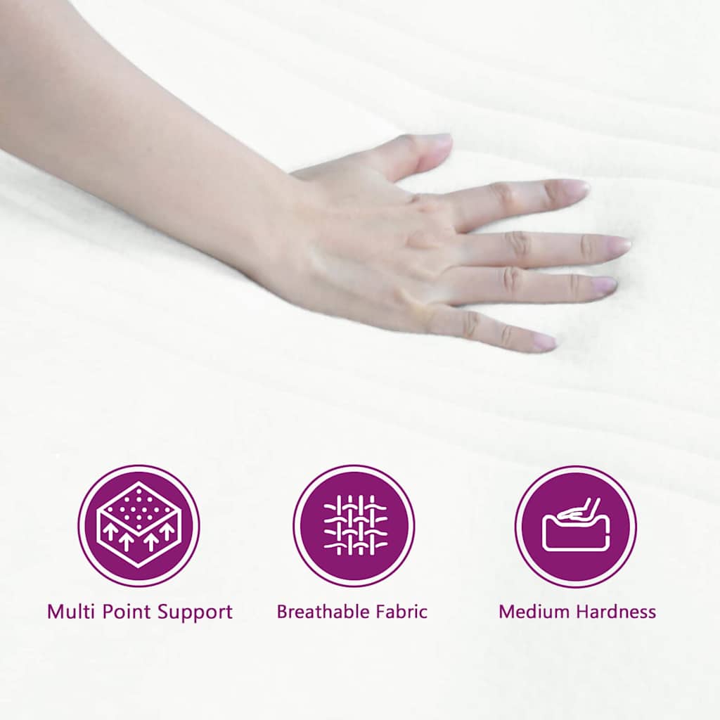 LED Box Spring Bed met matras met LED Roze 120 x 200 cm Fluweel is nu te koop bij PeponiXL, paradijselijk wonen!