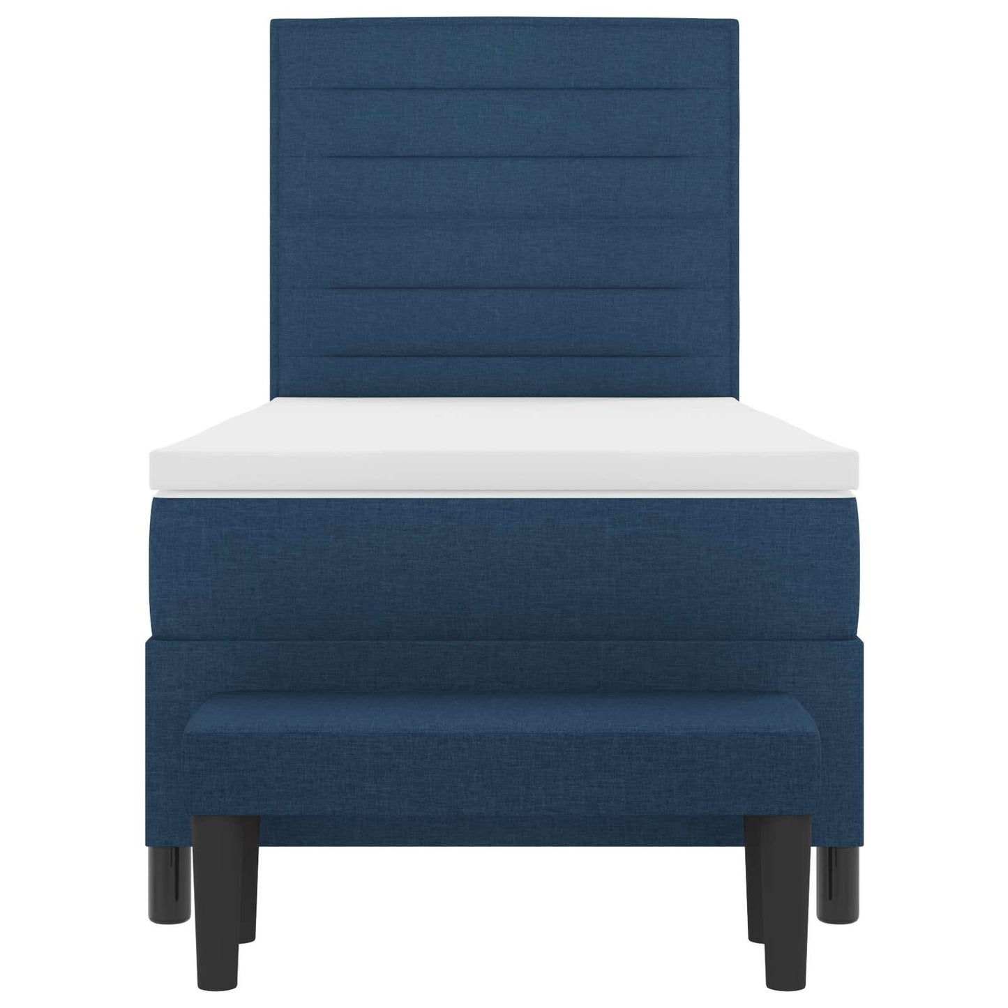Boxspringbed met hoofdeinde Blauw 80 x 200 cm Stof is nu te koop bij PeponiXL, paradijselijk wonen!