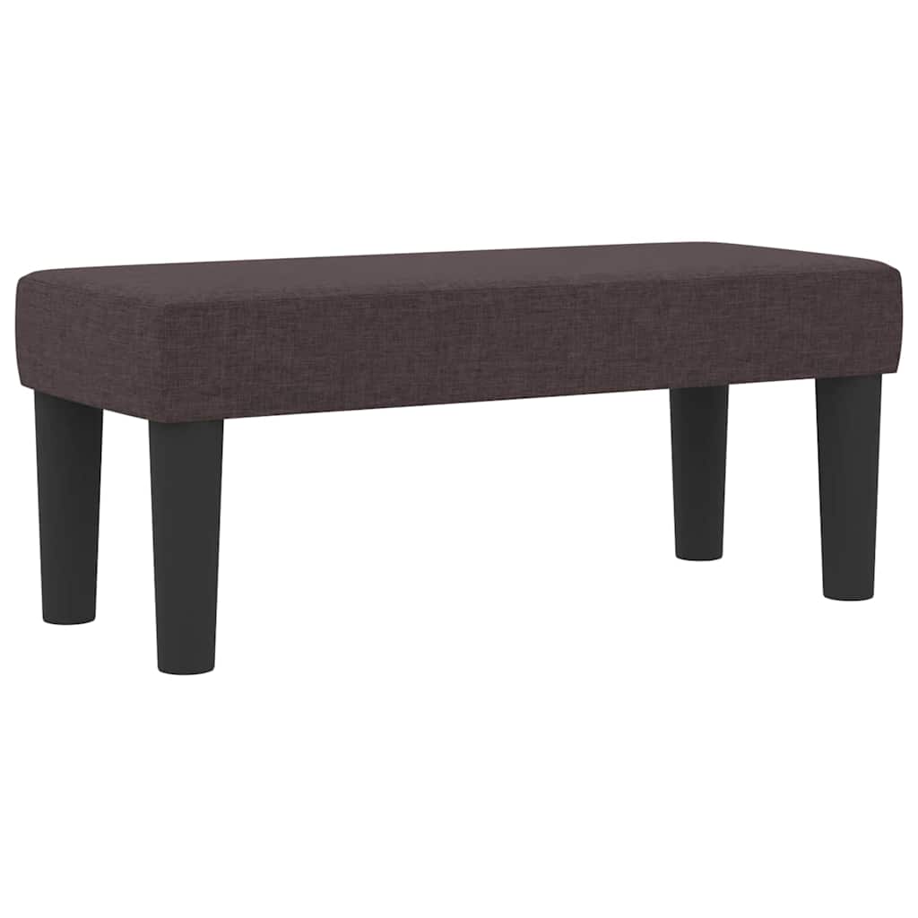 Boxspringbed met hoofdeinde Donkerbruin 90 x 200 cm Stof is nu te koop bij PeponiXL, paradijselijk wonen!