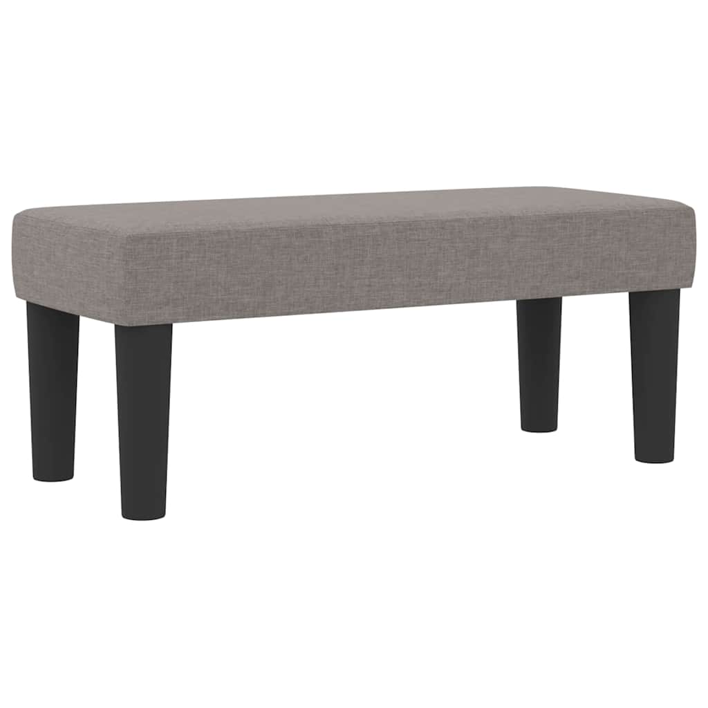 Boxspringbed met hoofdeinde Taupe 90 x 190 cm Stof is nu te koop bij PeponiXL, paradijselijk wonen!