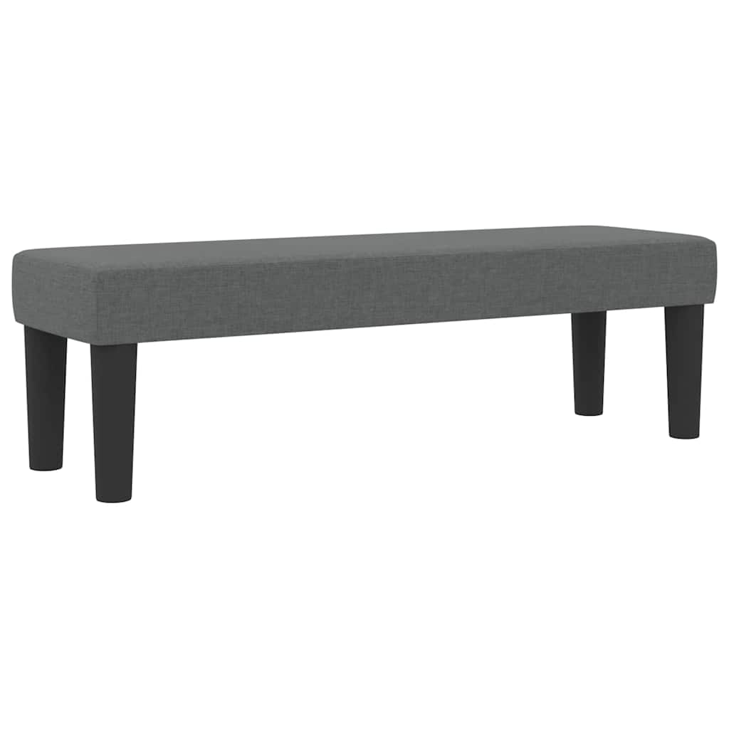 Boxspringbed met kussen Donkergrijs 140 x 190 cm Stof is nu te koop bij PeponiXL, paradijselijk wonen!