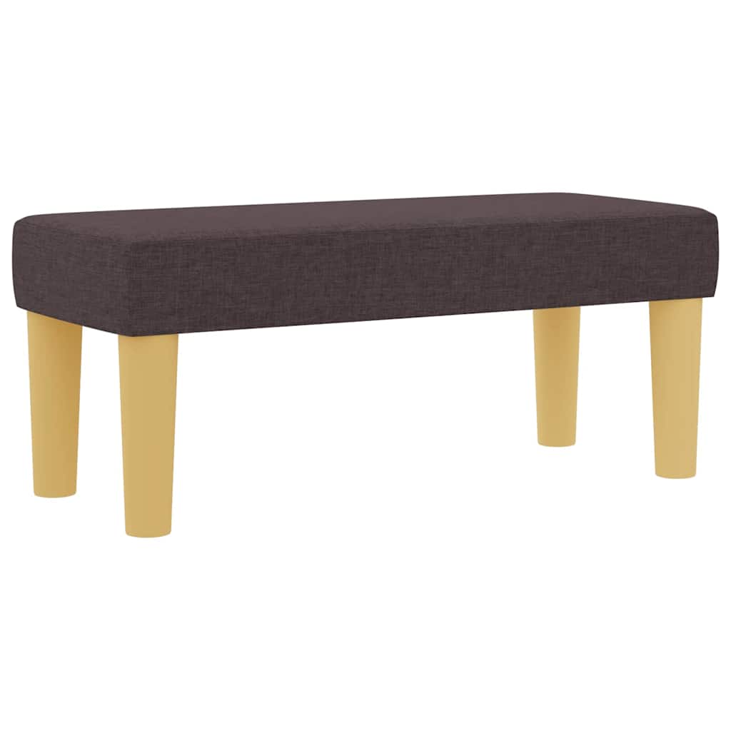 Boxspring bed met hoofdeinde Donkerbruin 200 x 90 cm Stof is nu te koop bij PeponiXL, paradijselijk wonen!
