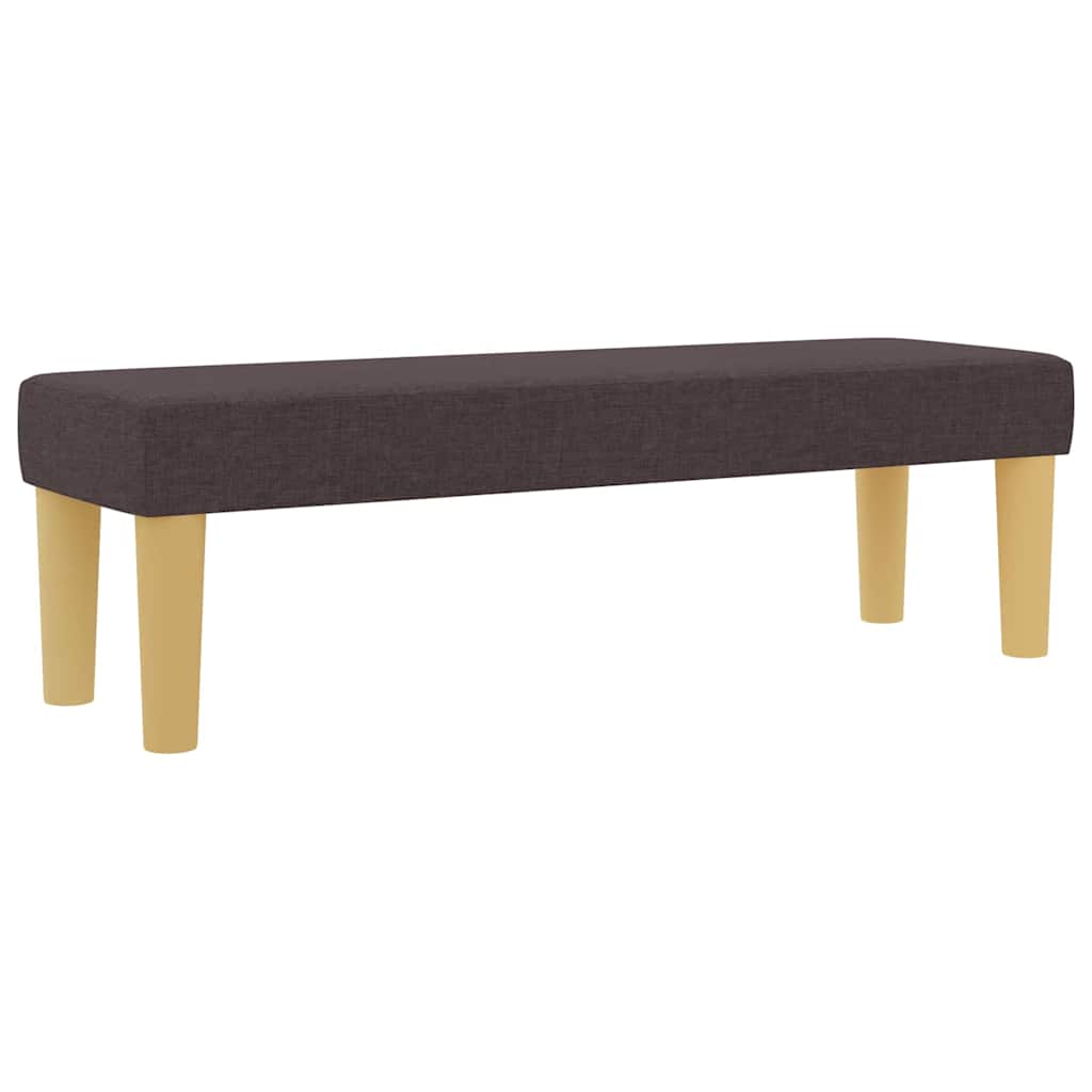Boxspring bed met hoofdeinde Donkerbruin 190 x 140 cm Stof is nu te koop bij PeponiXL, paradijselijk wonen!