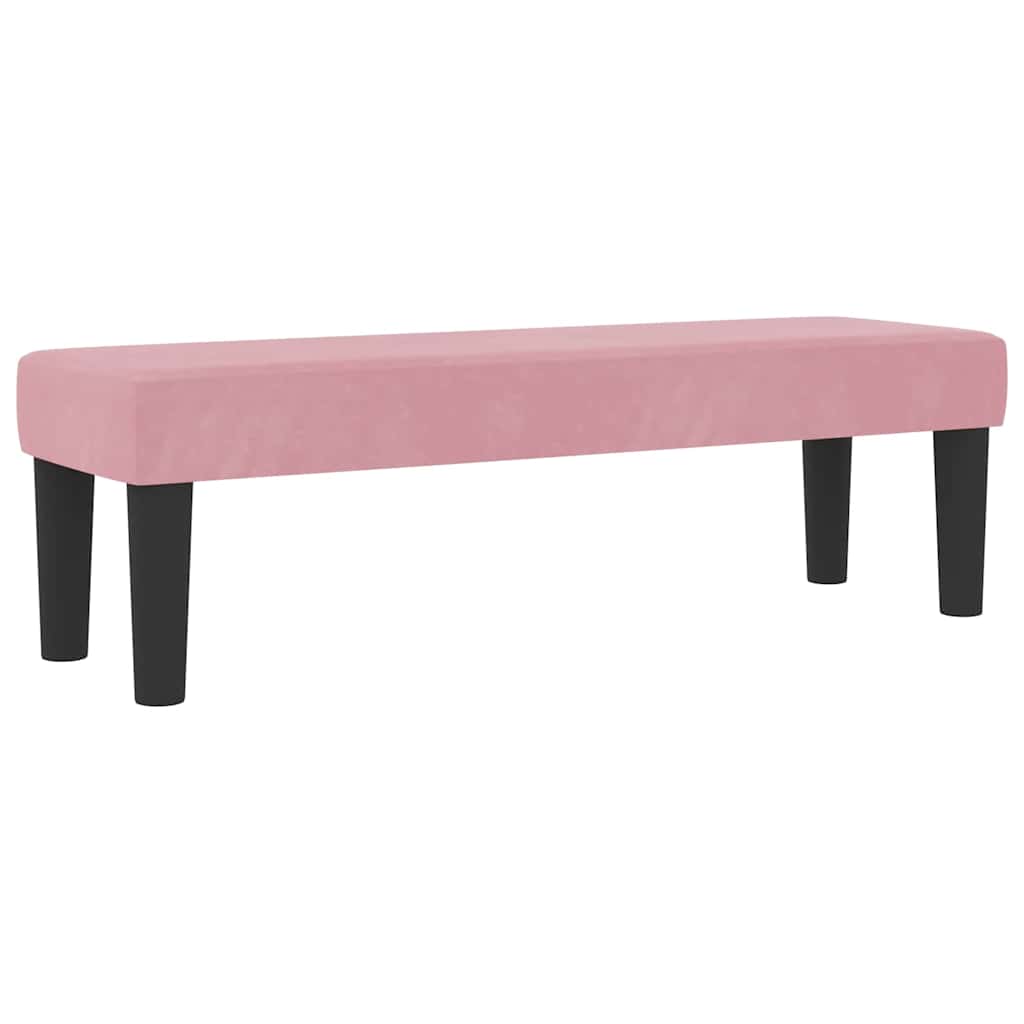 Boxspring bed met hoofdeinde Roze 190 x 120 cm Fluweel is nu te koop bij PeponiXL, paradijselijk wonen!