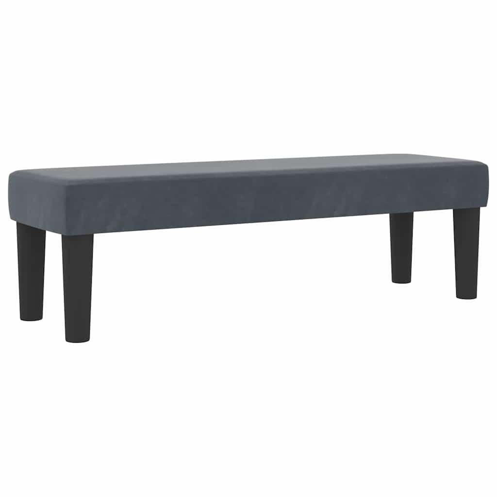 Boxspring bed met hoofdeinde Donkergrijs 190 x 140 cm Fluweel is nu te koop bij PeponiXL, paradijselijk wonen!