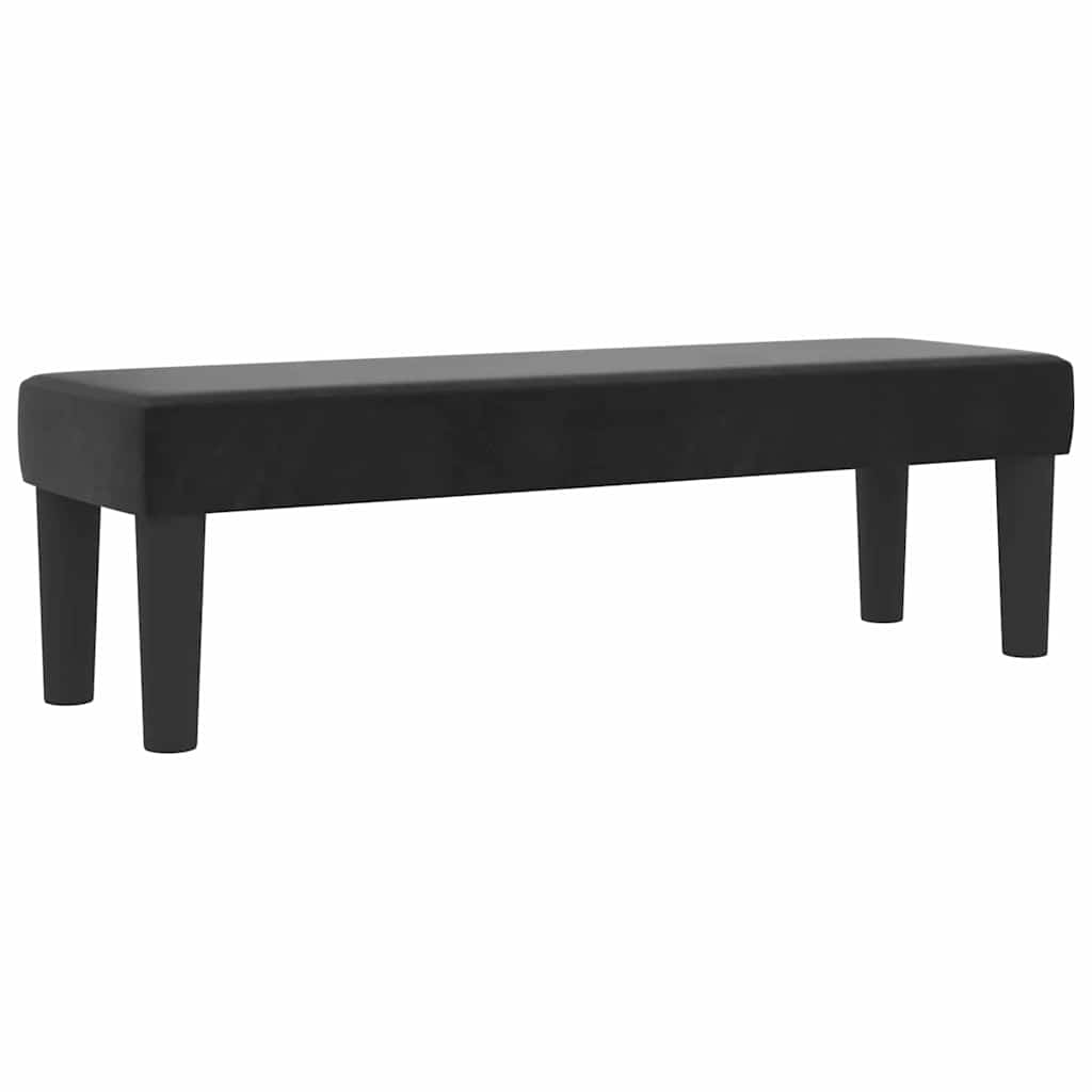 Boxspring bed met hoofdeinde Zwart 190 x 140 cm Fluweel is nu te koop bij PeponiXL, paradijselijk wonen!