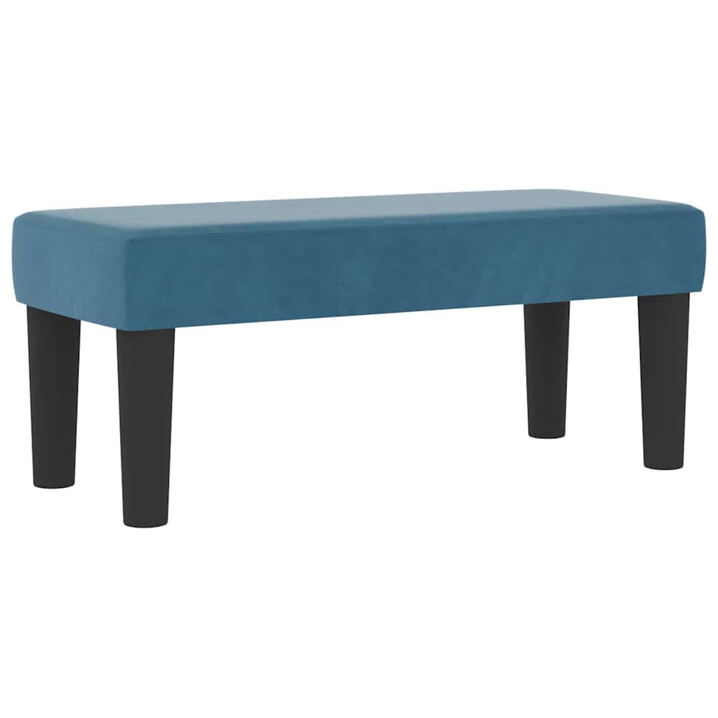Boxspring bed met hoofdeinde Donkerblauw 200 x 80 cm Fluweel is nu te koop bij PeponiXL, paradijselijk wonen!