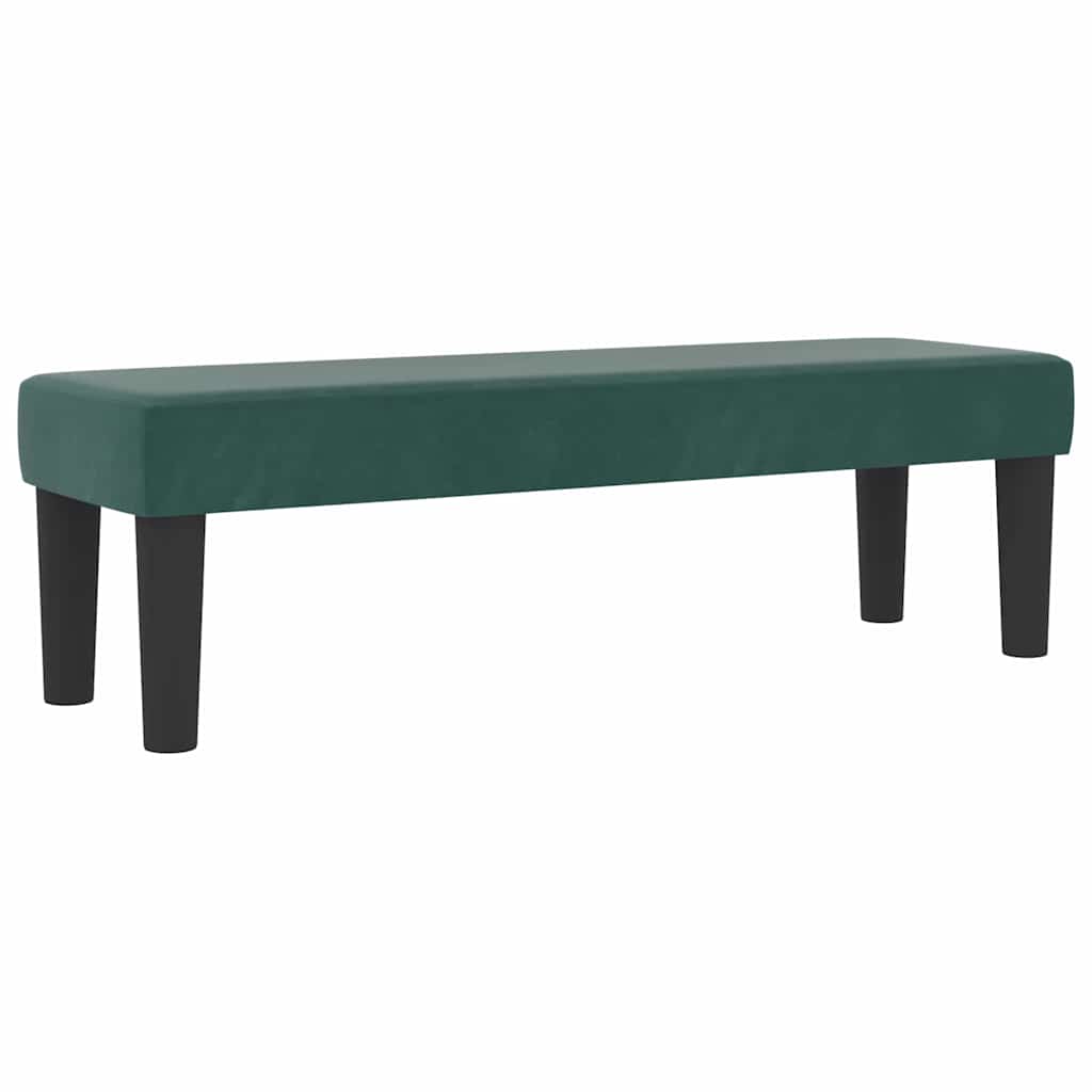 Boxspring bed met hoofdeinde Donkergroen 200 x 140 cm Fluweel is nu te koop bij PeponiXL, paradijselijk wonen!