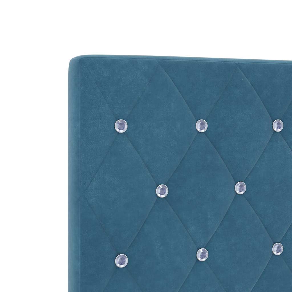 Boxspringbed met hoofdeinde Donkerblauw 180 x 200 cm Fluweel is nu te koop bij PeponiXL, paradijselijk wonen!
