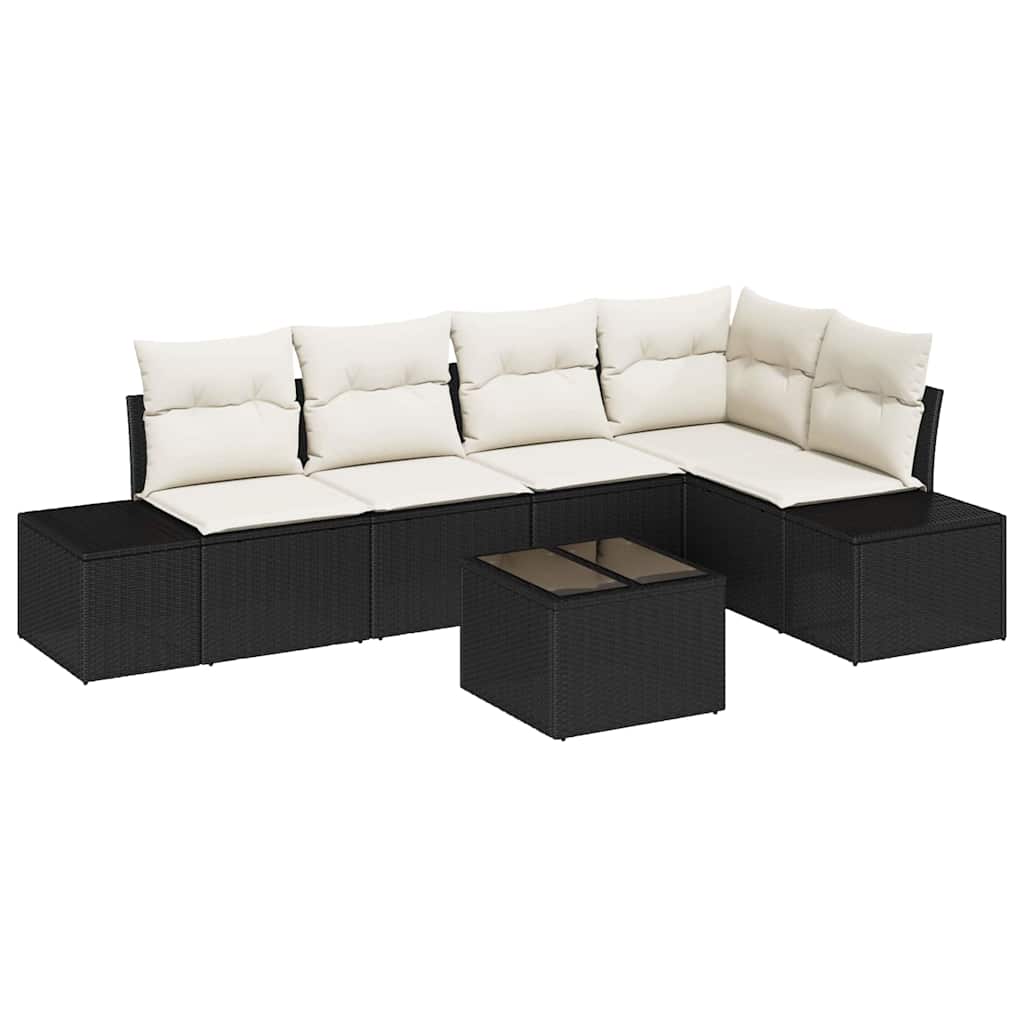 Tuinbankenset met opslag Bruin en Crème poly rattan is nu te koop bij PeponiXL, paradijselijk wonen!