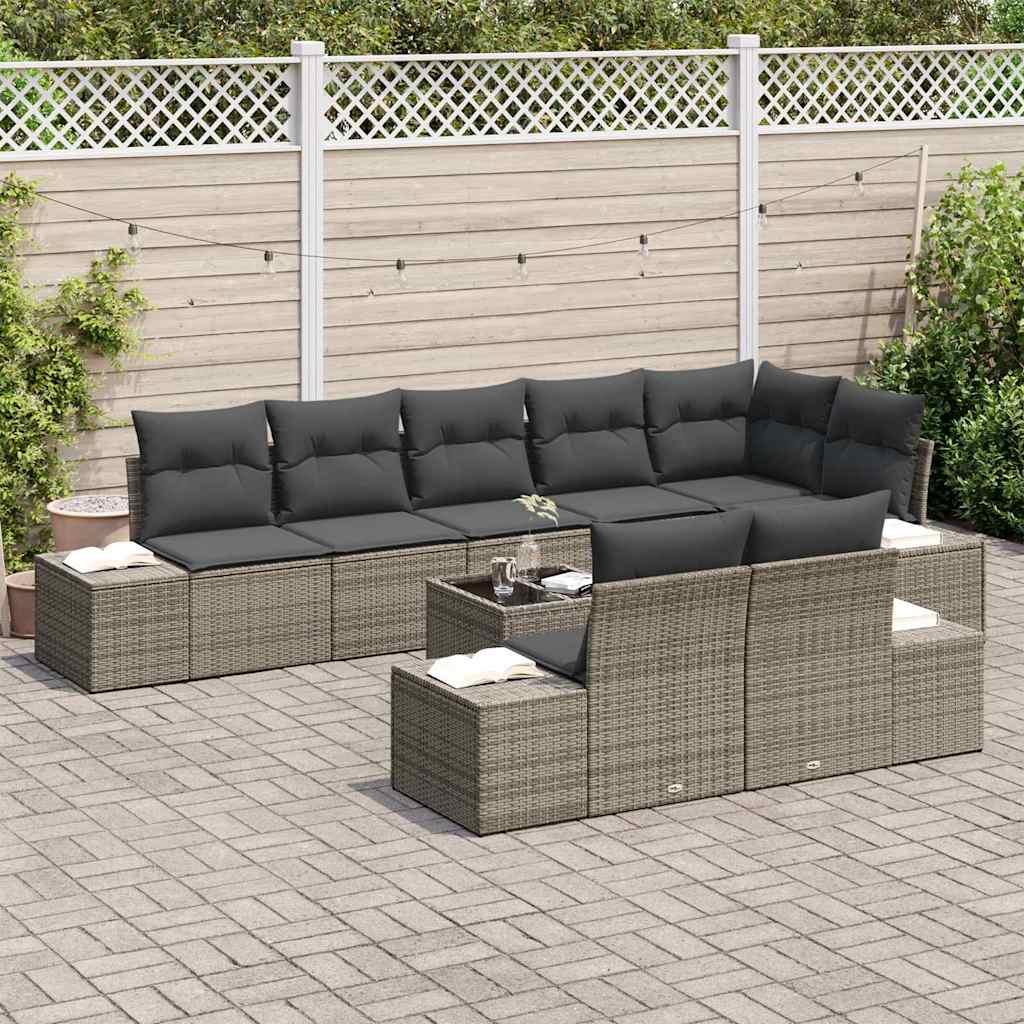 Tuinbankenset met opslag Grijs Poly riet is nu te koop bij PeponiXL, paradijselijk wonen!