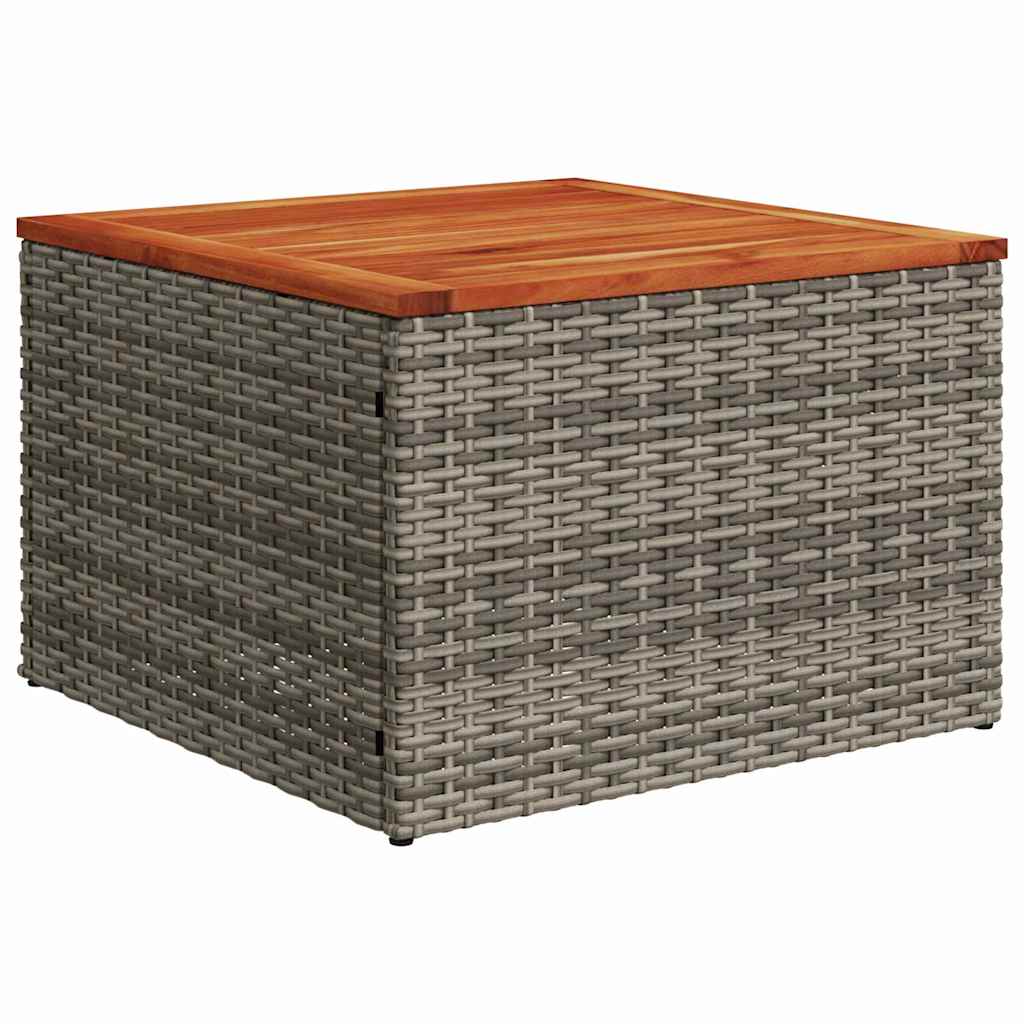 Tuinbankenset met opslag 9 pcs Grijs poly rattan is nu te koop bij PeponiXL, paradijselijk wonen!