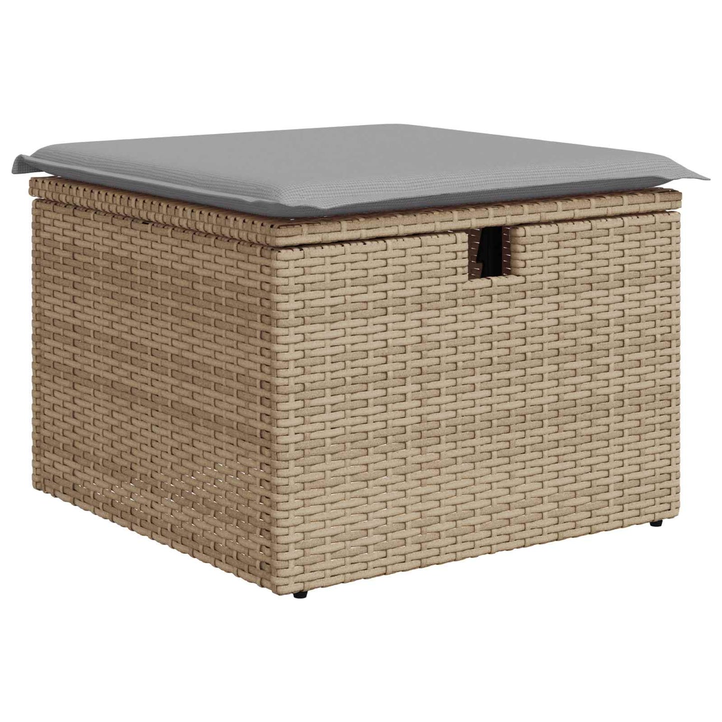 Bankstel 5 st Beige en Licht Grijs poly rattan